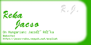 reka jacso business card